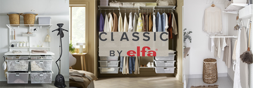 bandeau d'image illustrant la gamme classic by Elfa
