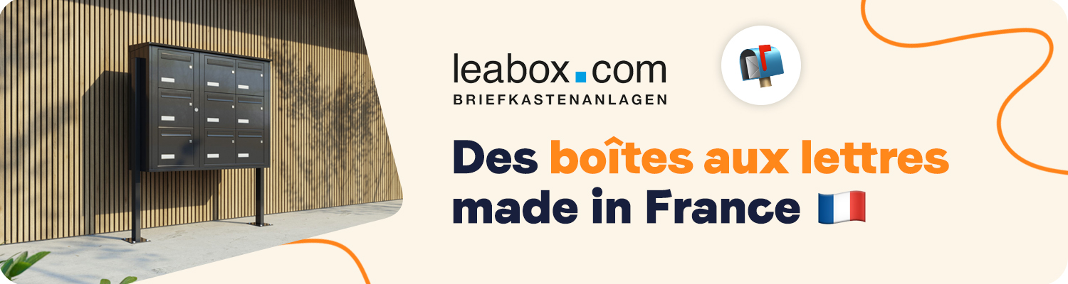 boîtes aux lettres collectives Leabox