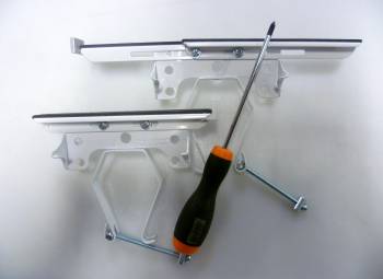 Paire de supports GM pour tablette de radiateur fonte avec visserie Merveille Ledin